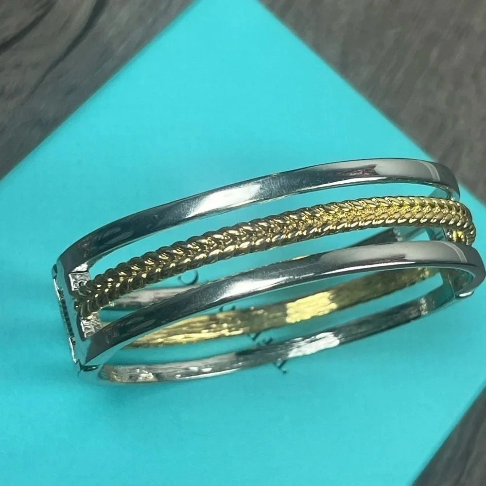 Talbots Two-Tone Bracelet - Picture 7 of 11